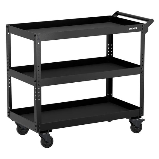 Draper BUNKER 3-Tier Utility Service Cart, 854mm DRA-31709