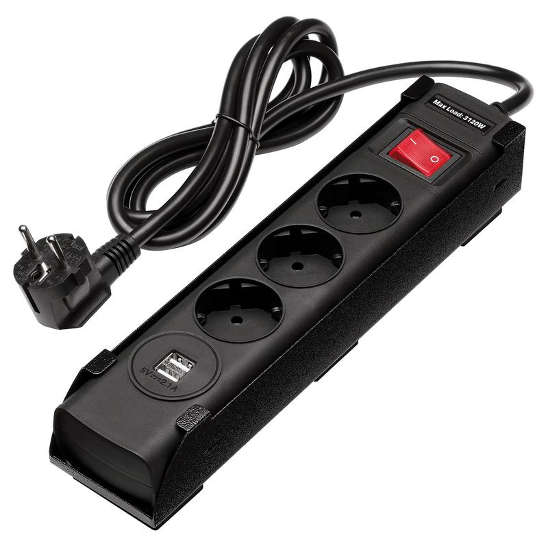 Draper BUNKER EU Power Strip with Magnetic Holder DRA-31712