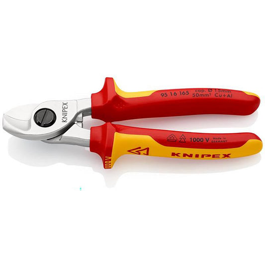 KNIPEX 95 16 165 SB VDE Cable Shears, 165mm DRA-34058
