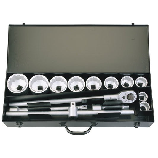 Elora Metric Socket Set, 1" Sq. Dr. (14 Piece) DRA-53037