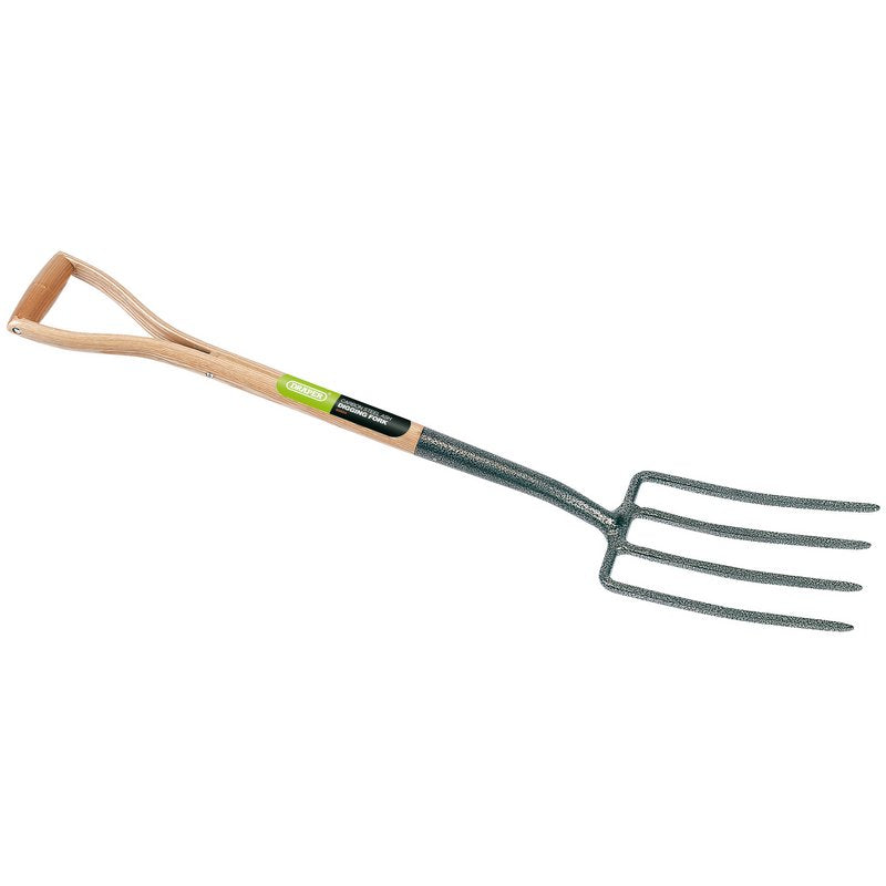 Draper Carbon Steel Garden Fork with Ash Shaft and Y Handle DRA-63624