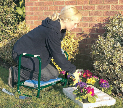 Draper Folding Metal Framed Gardening Seat Kneeler DRA-64970