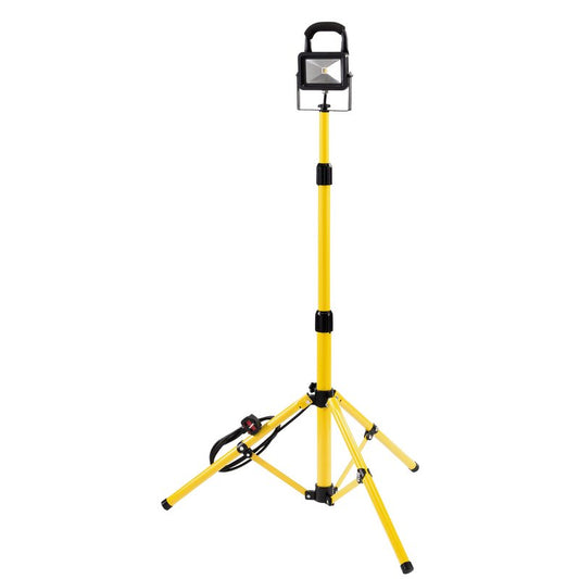 Draper 230V COB LED Worklight with Tripod, 10W, 700 Lumens - Discontinued DRA-66050