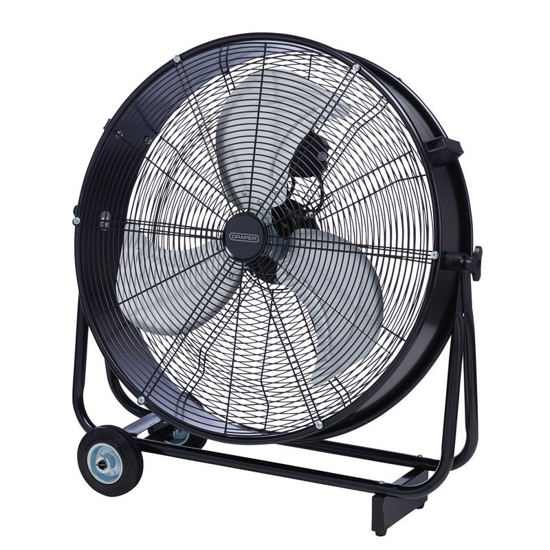 Draper 230V Drum Fan, 24"/610mm, 120W DRA-70045