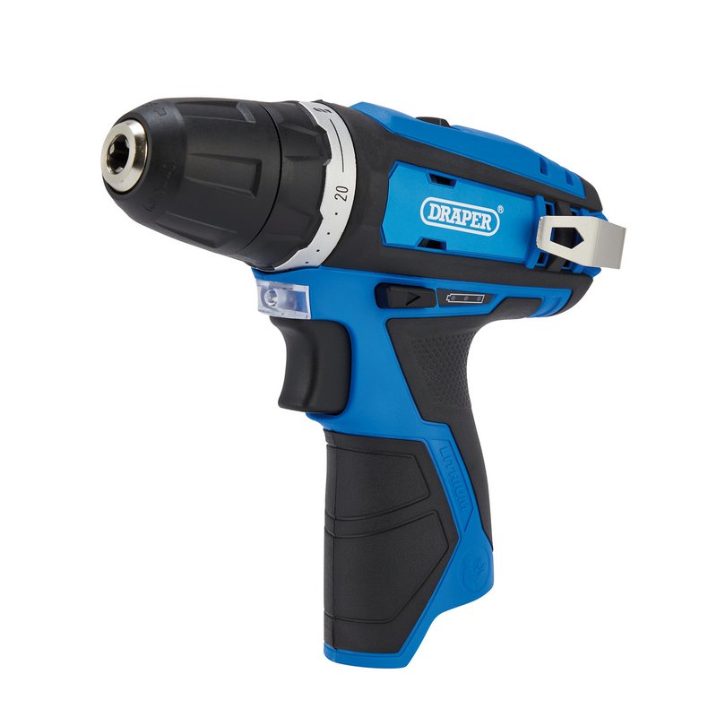 Draper 12V Drill Driver (Sold Bare) DRA-70258
