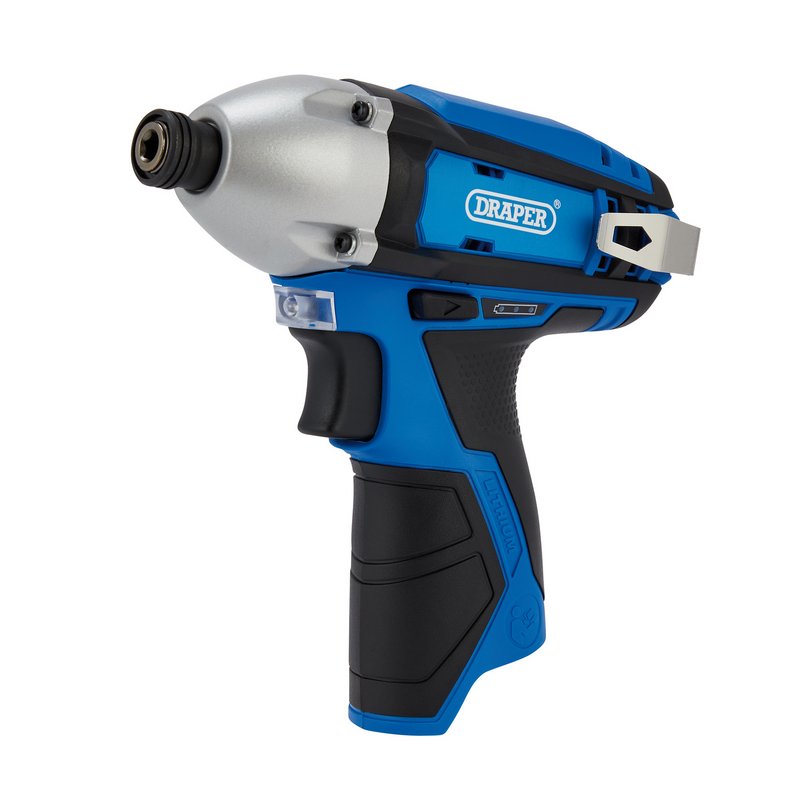Draper 12V Impact Driver, 1/4" Hex. (Sold Bare) DRA-70260