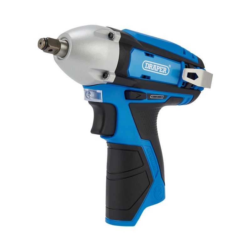 Draper 12V Impact Wrench, 3/8" Sq. Dr., 80Nm (Sold Bare) DRA-70276