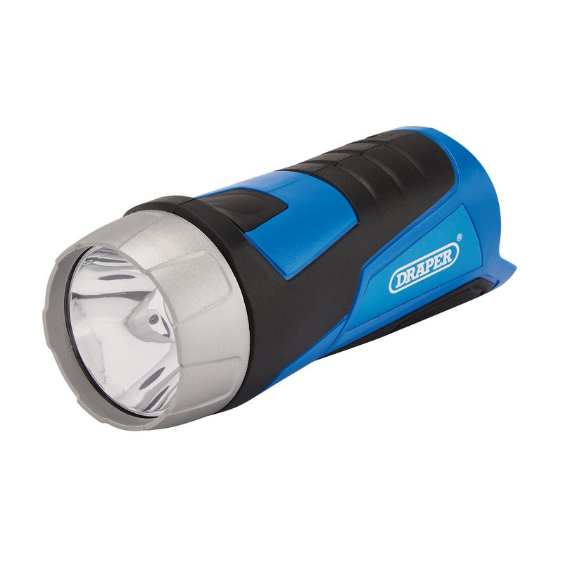 Draper 12V LED Torch, 1W, 90 Lumens (Sold Bare) DRA-70299