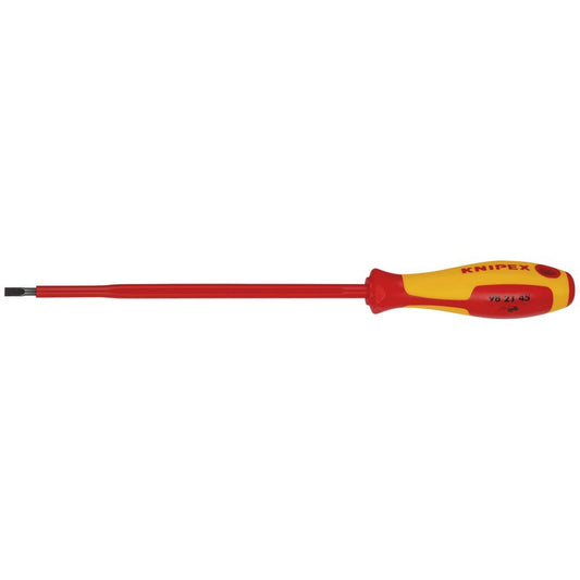 KNIPEX 98 21 45 VDE Insulated Slotted Screwdriver, 4.5 x 180mm DRA-72379