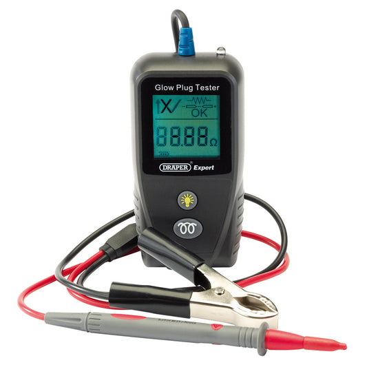 Draper 12-24V Glow Plug Tester DRA-74534