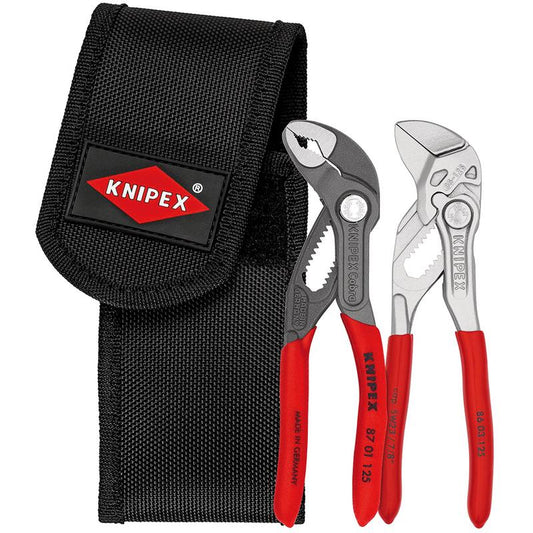 KNIPEX 00 20 72 V04 Mini Pliers Set in Belt Tool Pouch, 2 Parts DRA-75752