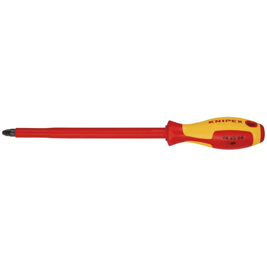 KNIPEX 98 25 04 VDE Insulated  Pozidriv Screwdriver, PZ4 x 200mm DRA-76808