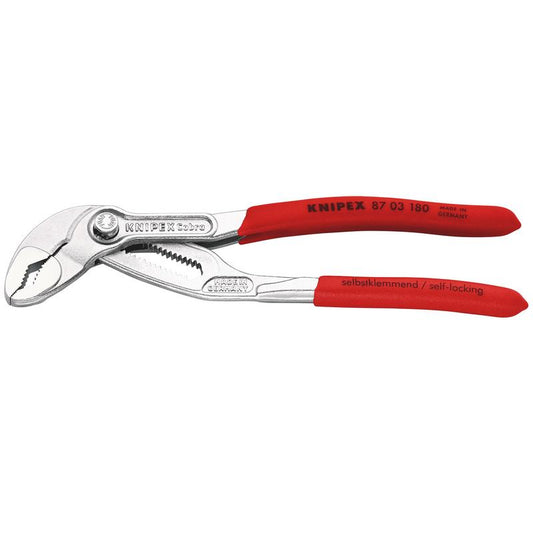 KNIPEX 87 03 180 Cobra High-Tech Water Pump Pliers, 180mm DRA-77903