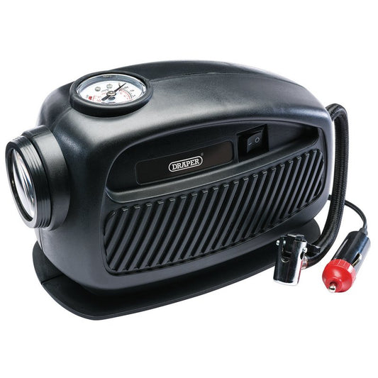 Draper 12V Mini Analogue Air Compressor, 250psi Max. - Discontinued DRA-80999