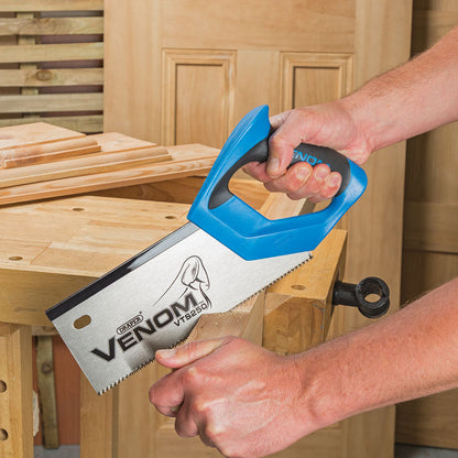 Draper Venom® Double Ground Tenon Saw, 250mm, 11tpi/12ppi DRA-82199