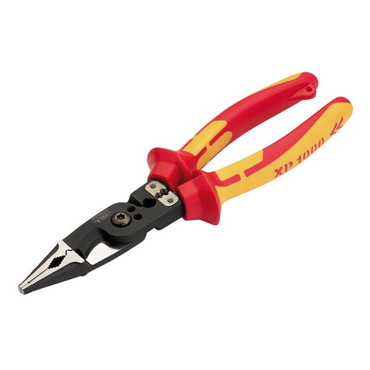 Draper XP1000 VDE Tethered 8-in-1 Electricians Pliers, 215mm DRA-94605