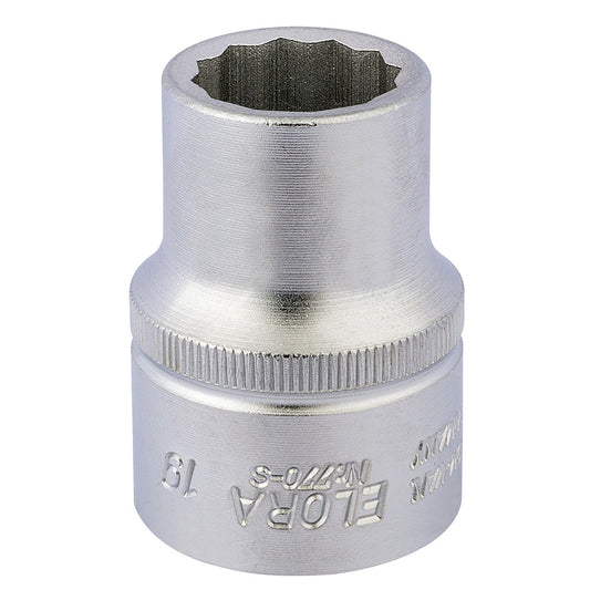 Elora Bi-Hexagon Socket, 3/4" Sq. Dr., 19mm DRA-00682