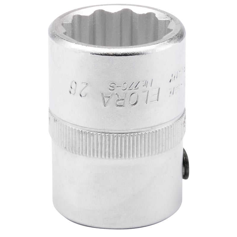 Elora Bi-Hexagon Socket, 3/4" Sq. Dr., 26mm DRA-00749