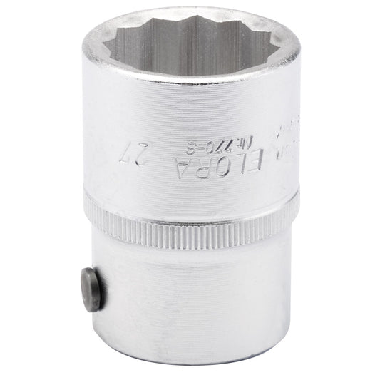Elora Bi-Hexagon Socket, 3/4" Sq. Dr., 27mm DRA-00757