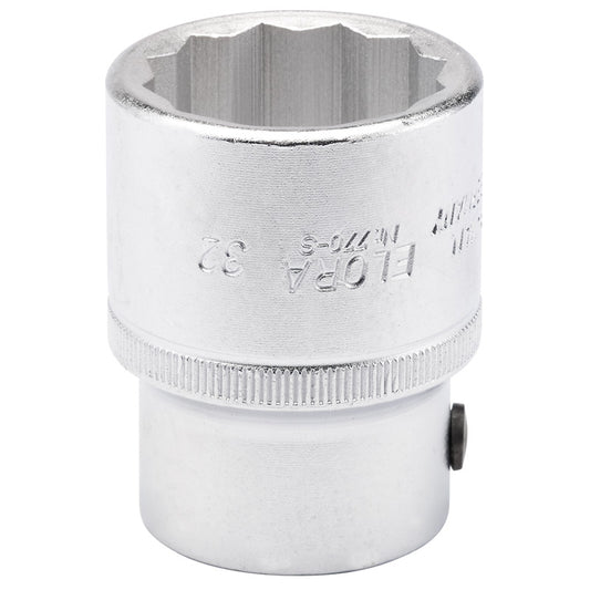 Elora Bi-Hexagon Socket, 3/4" Sq. Dr., 32mm DRA-00773