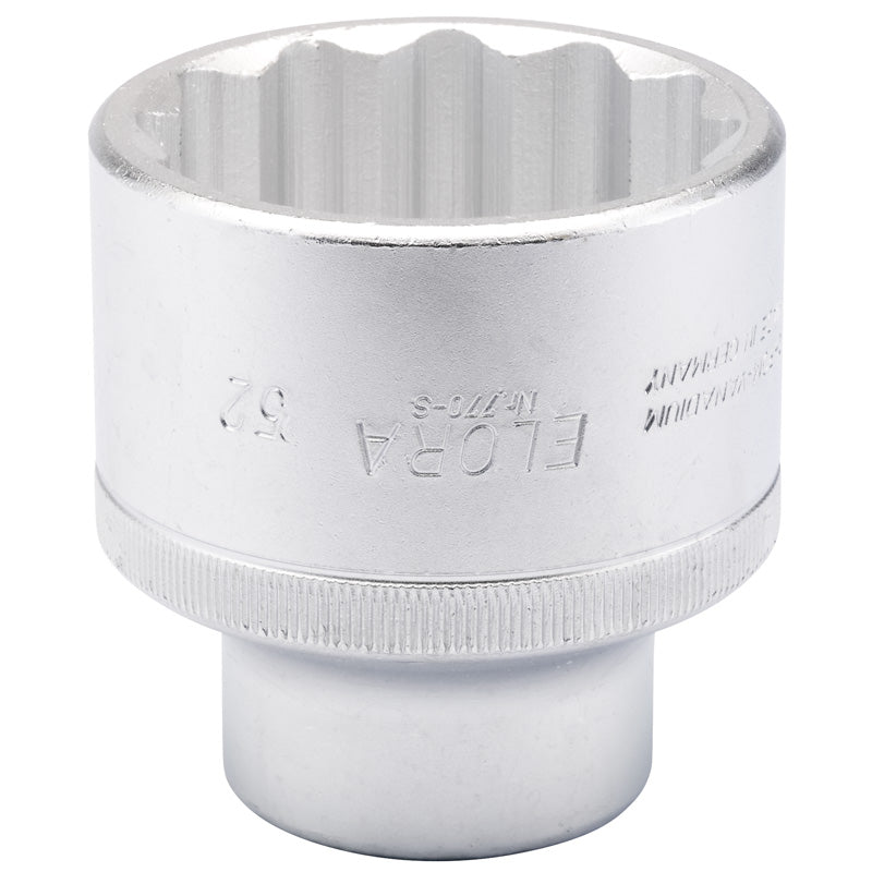 Elora Bi-Hexagon Socket, 3/4" Sq. Dr., 52mm DRA-00872