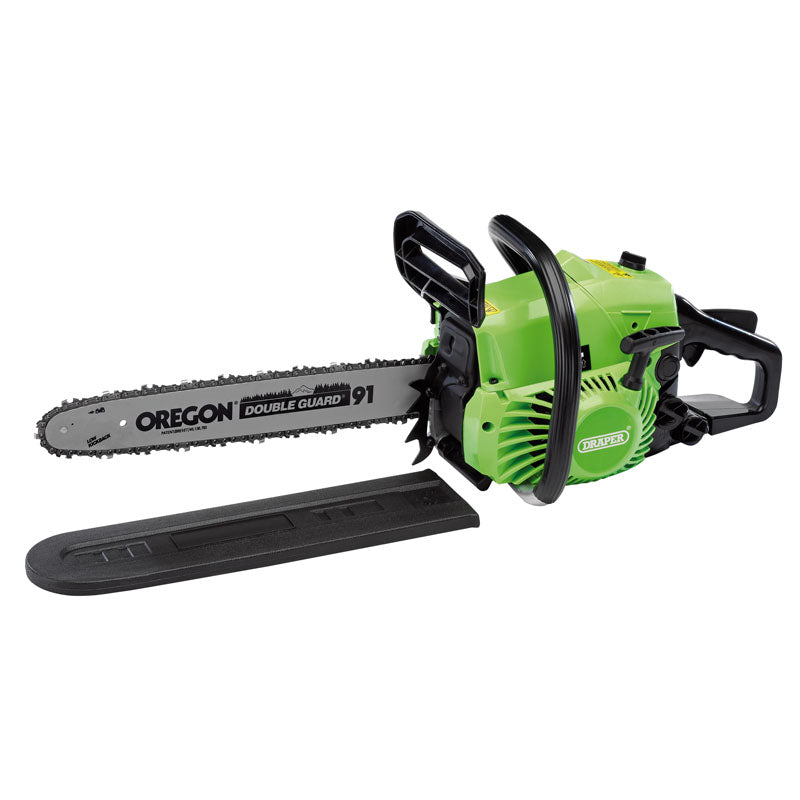 Draper Oregon® ; Petrol Chainsaw with Chain and Bar, 400mm, 37cc DRA-02567