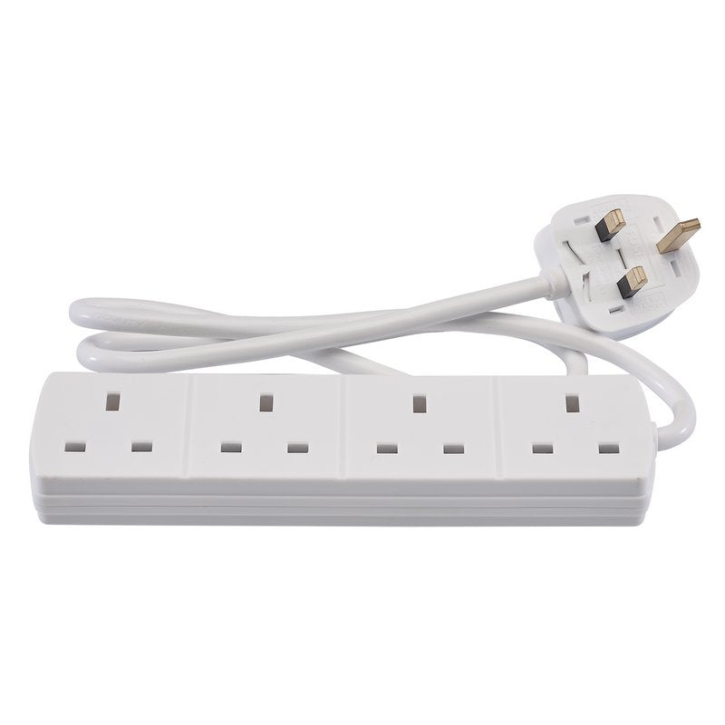 Draper 4 Way Extension Lead, 1m DRA-02910