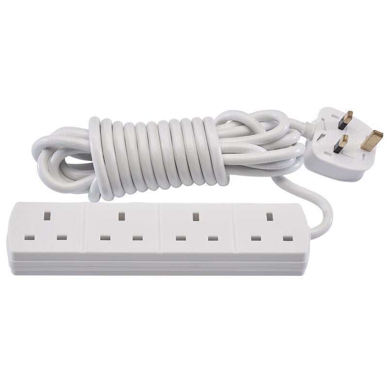 Draper 4 Way Extension Lead, 5m DRA-02916