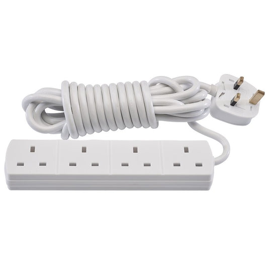 Draper 4 Way Extension Lead, 5m DRA-02916