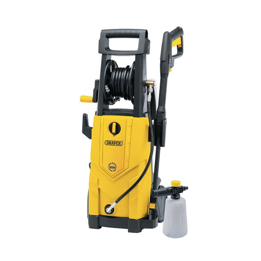 Draper 230V Pressure Washer, 2,200W, 165Bar, Yellow DRA-03096