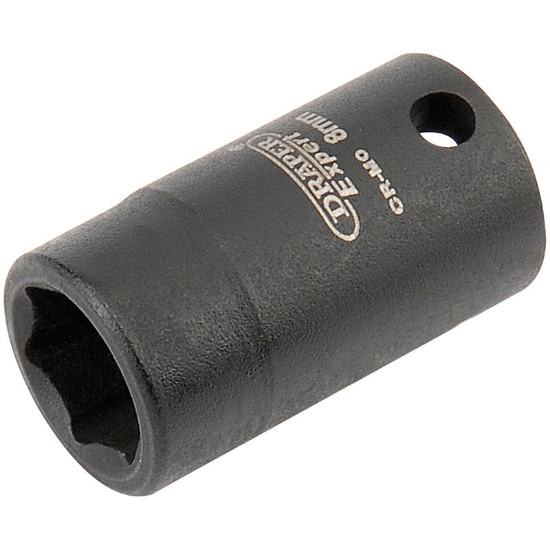 Draper Expert HI-TORQ® ; 6 Point Impact Socket, 1/4" Sq. Dr., 8mm DRA-05012