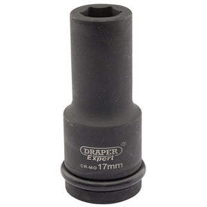 Draper Expert HI-TORQ® ; 6 Point Deep Impact Socket, 3/4" Sq. Dr., 17mm DRA-05049