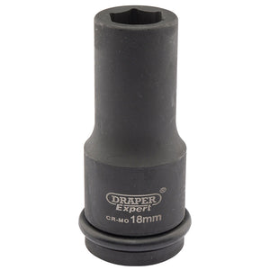 Draper Expert HI-TORQ® ; 6 Point Deep Impact Socket, 3/4" Sq. Dr., 18mm DRA-05050