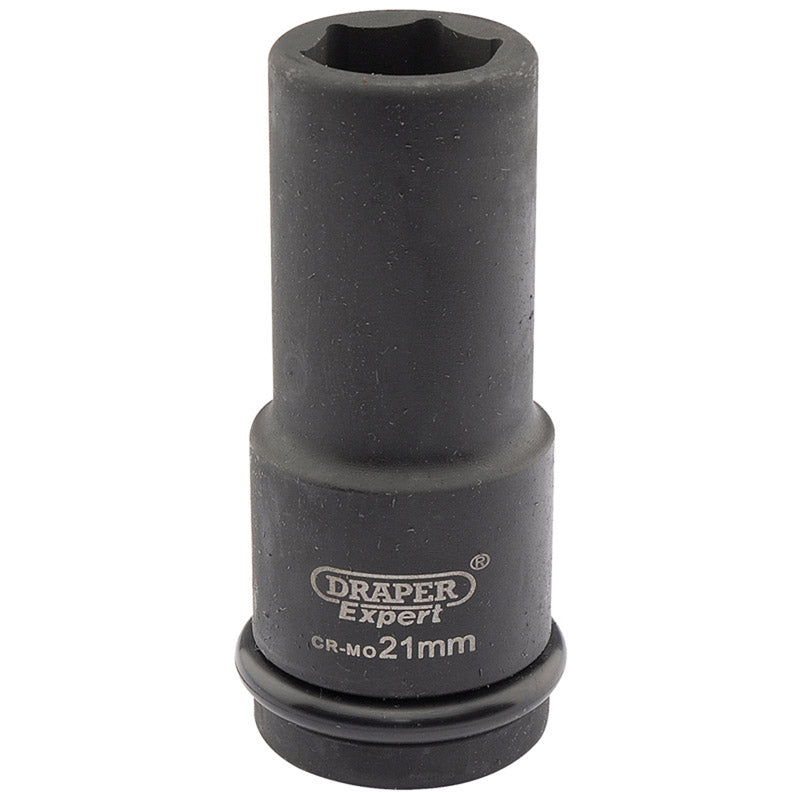 Draper Expert HI-TORQ® ; 6 Point Deep Impact Socket, 3/4" Sq. Dr., 21mm DRA-05053