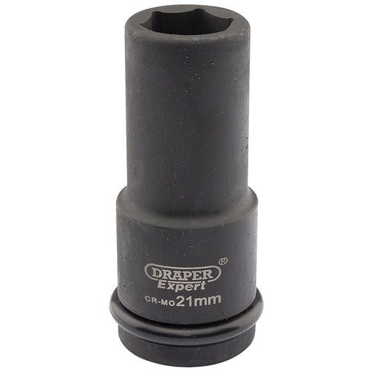 Draper Expert HI-TORQ® ; 6 Point Deep Impact Socket, 3/4" Sq. Dr., 21mm DRA-05053