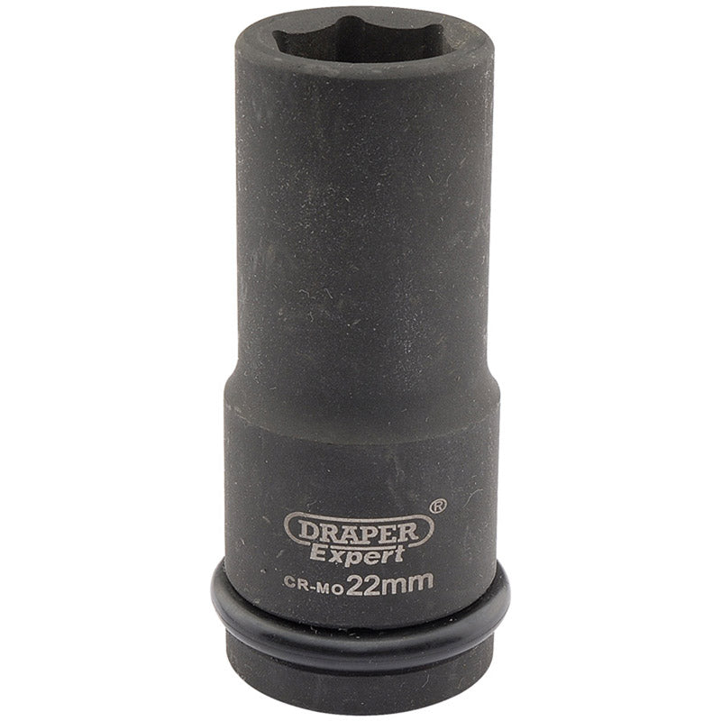 Draper Expert HI-TORQ® ; 6 Point Deep Impact Socket, 3/4" Sq. Dr., 22mm DRA-05054