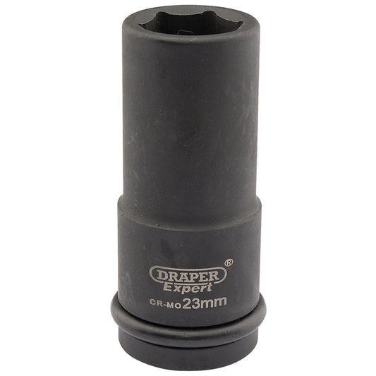 Draper Expert HI-TORQ® ; 6 Point Deep Impact Socket, 3/4" Sq. Dr., 23mm DRA-05055