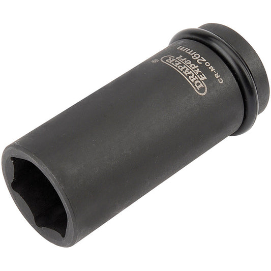 Draper Expert HI-TORQ® ; 6 Point Deep Impact Socket, 3/4" Sq. Dr., 26mm DRA-05058