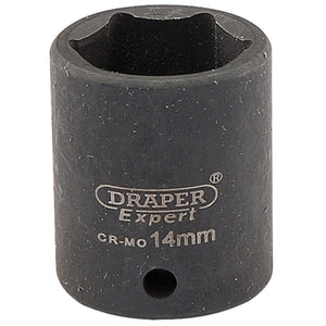 Draper Expert HI-TORQ® ; 6 Point Impact Socket, 1/4" Sq. Dr., 14mm DRA-05059