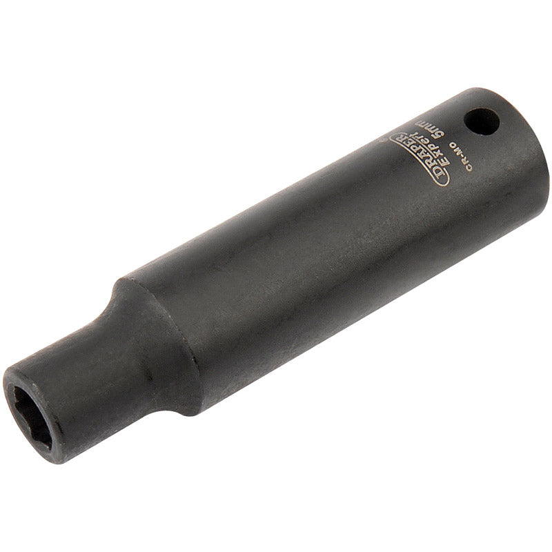 Draper Expert HI-TORQ® ; 6 Point Deep Impact Socket, 1/4" Sq. Dr., 5mm DRA-05065