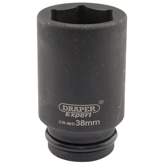 Draper Expert HI-TORQ® ; 6 Point Deep Impact Socket, 3/4" Sq. Dr., 38mm DRA-05069