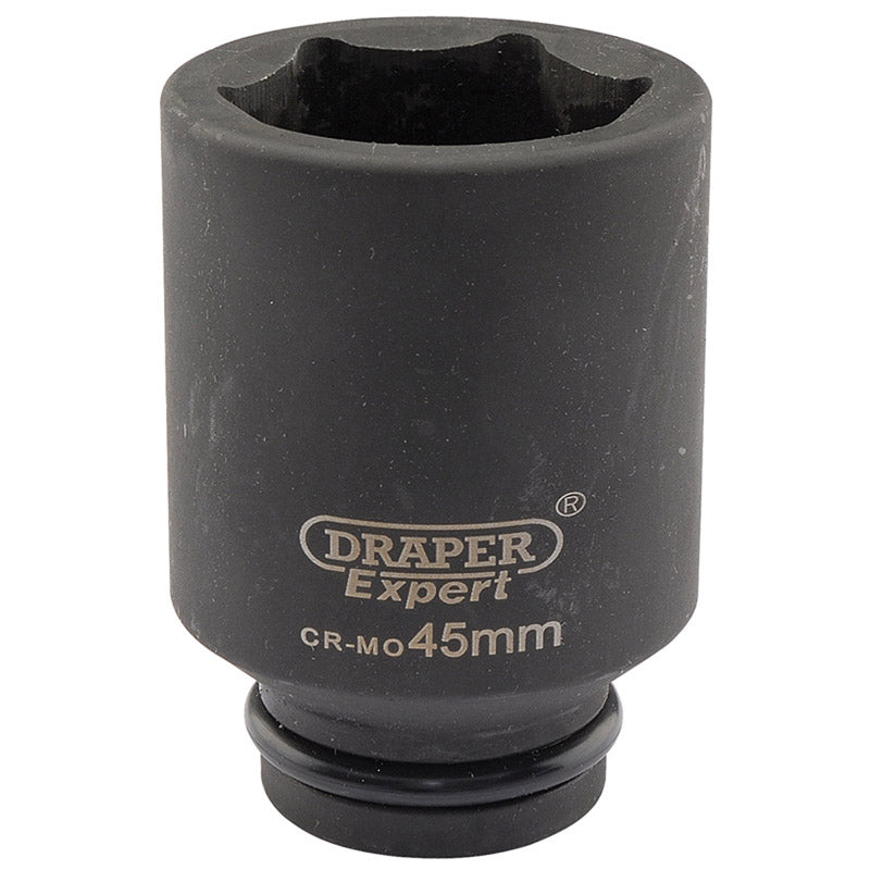 Draper Expert HI-TORQ® ; 6 Point Deep Impact Socket, 3/4" Sq. Dr., 45mm DRA-05076