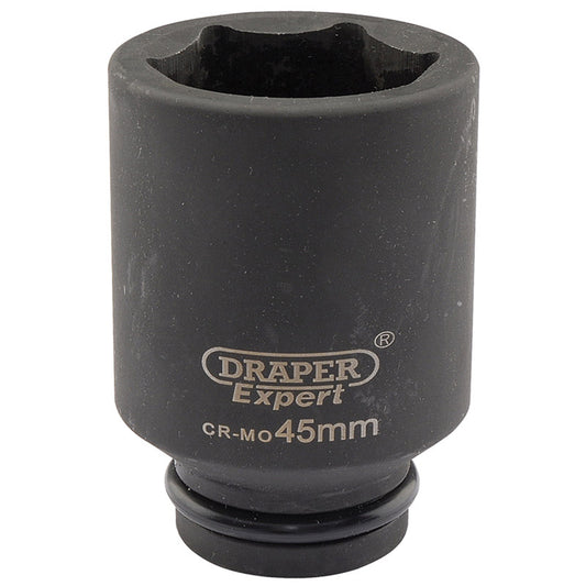 Draper Expert HI-TORQ® ; 6 Point Deep Impact Socket, 3/4" Sq. Dr., 45mm DRA-05076