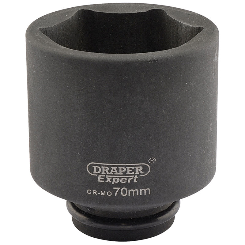 Draper Expert HI-TORQ® ; 6 Point Deep Impact Socket, 3/4" Sq. Dr., 70mm DRA-05091