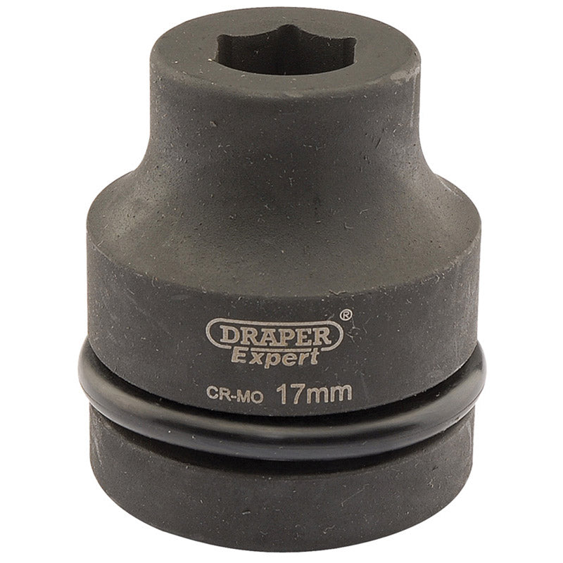 Draper HI-TORQ® ; Expert 6 Point Impact Socket, 1" Sq. Dr., 17mm DRA-05098