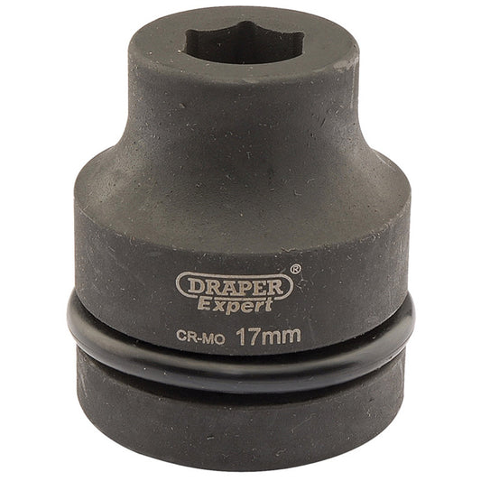 Draper HI-TORQ® ; Expert 6 Point Impact Socket, 1" Sq. Dr., 17mm DRA-05098