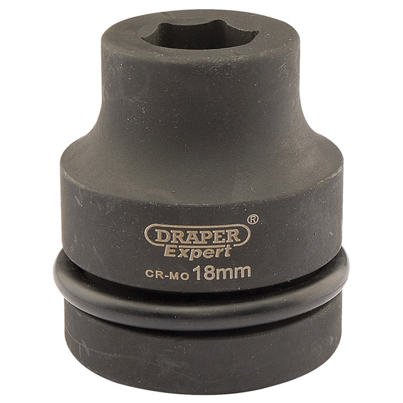 Draper Expert HI-TORQ® ; 6 Point Impact Socket, 1" Sq. Dr., 18mm DRA-05099