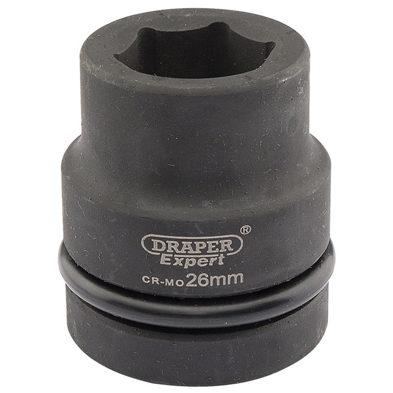 Draper Expert HI-TORQ® ; 6 Point Impact Socket, 1" Sq. Dr., 26mm DRA-05107