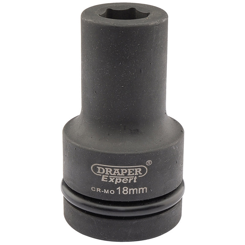 Draper Expert HI-TORQ® ; 6 Point Deep Impact Socket, 1" Sq. Dr., 18mm DRA-05133