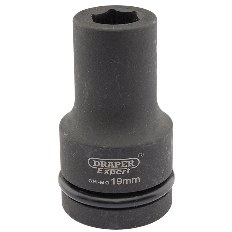 Draper Expert HI-TORQ® ; 6 Point Deep Impact Socket, 1" Sq. Dr., 19mm DRA-05134